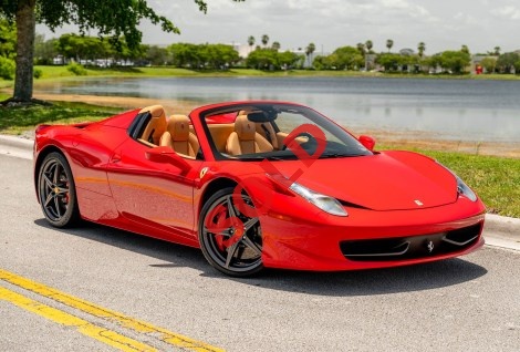 11k-Mile 2013 Ferrari 458 Spider