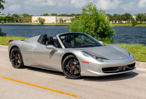 4,400-Mile 2012 Ferrari 458 Spider