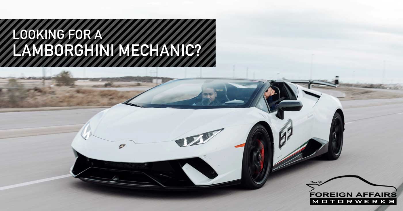 Here's Why You Need A Reputable Lamborghini Mechanic