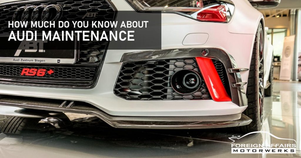 audi maintenance