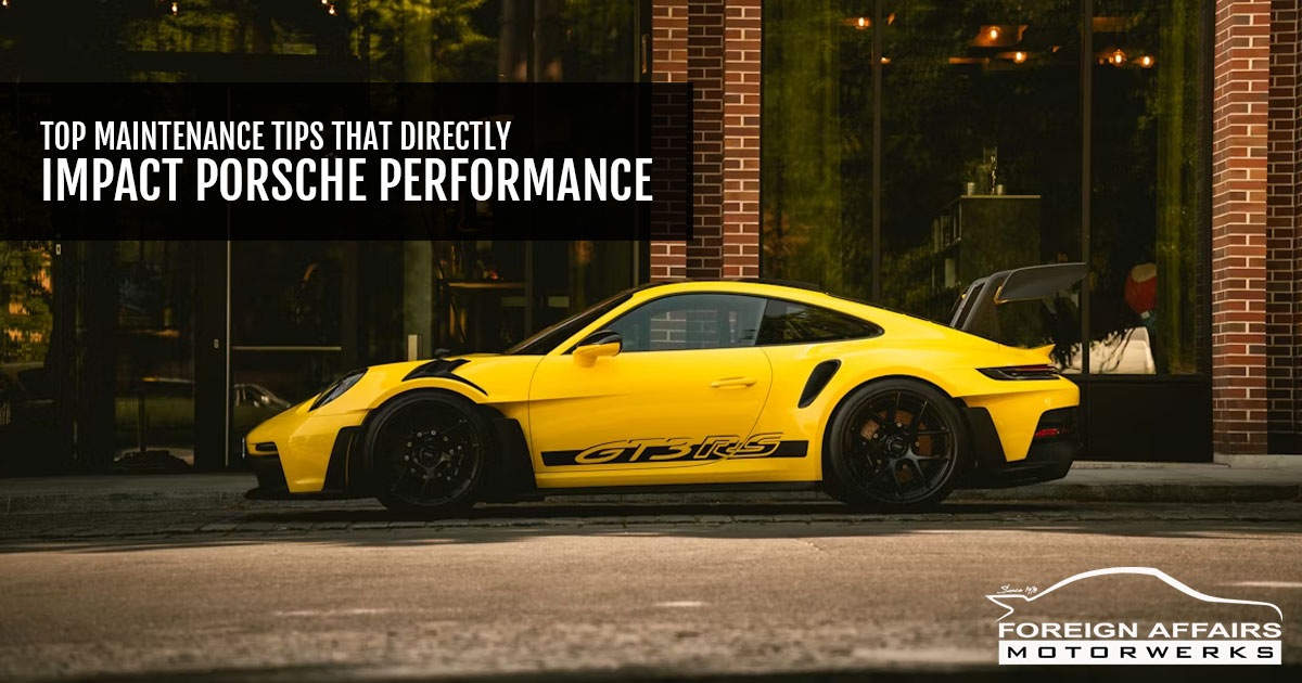 porsche performance